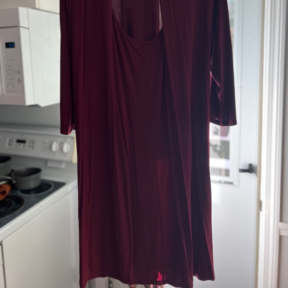 Maroon Charlotte Russe Dress